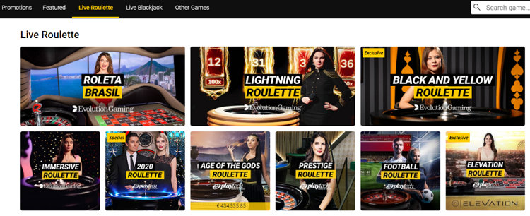 bwin live casino app