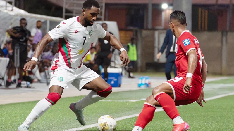 Suriname houdt WK-droom in zicht ondanks late dreun