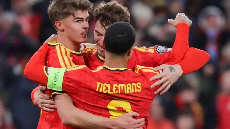 Belgie Liechtenstein WK kwalificatie zeven doelpunten