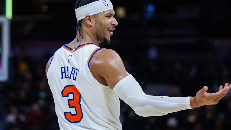 Josh Hart Knicks zenuwprobleem hand