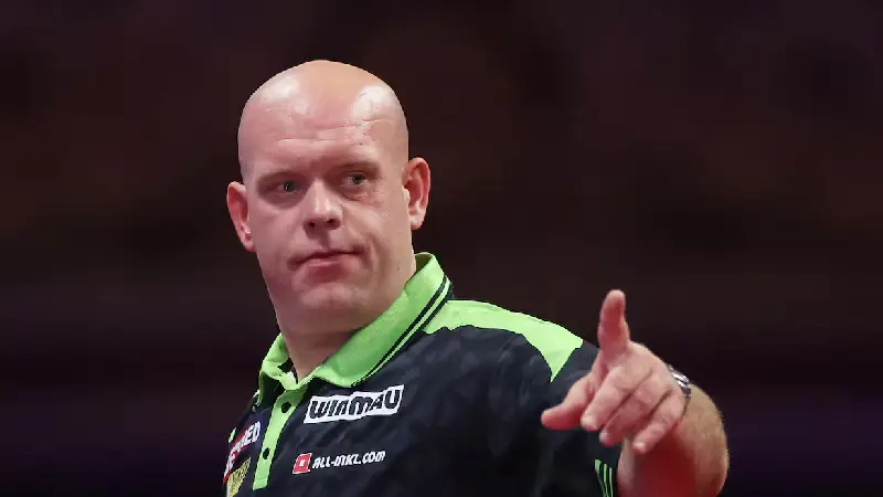 Van Gerwen WK loting darts