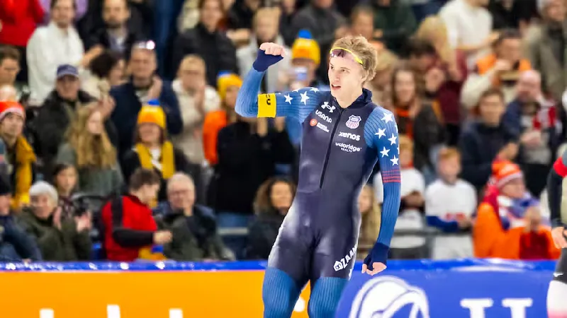 jordan stolz jenning de boo baanrecord thialf 500 meter
