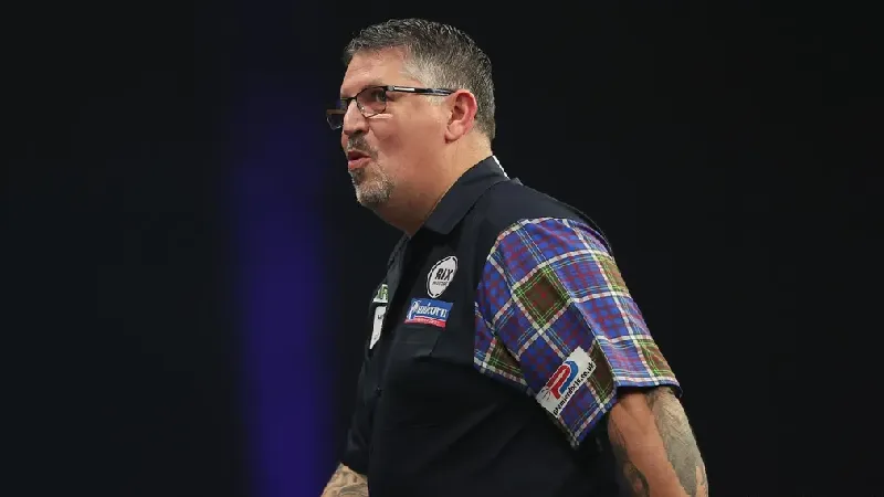 gary anderson ontsnapt eerste ronde WK darts