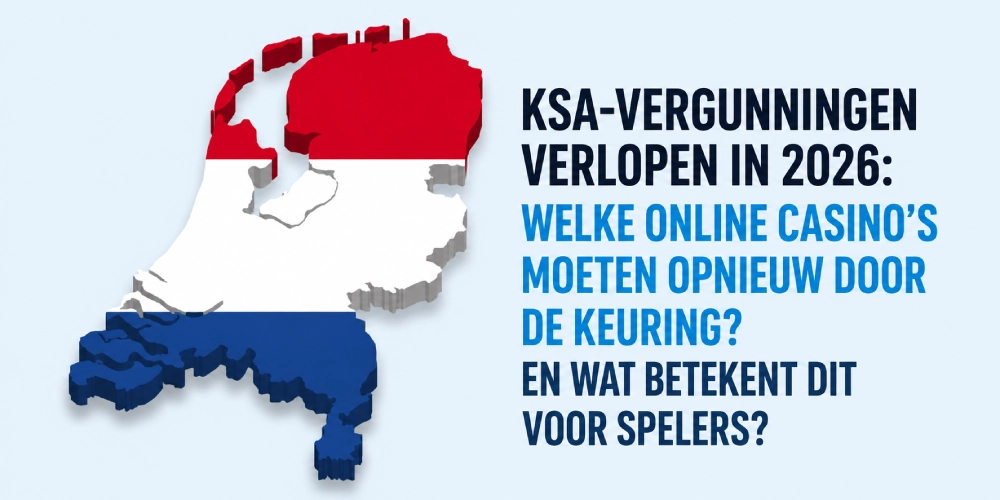 Ksa-vergunningen verlopen blijven alle casino’s actief