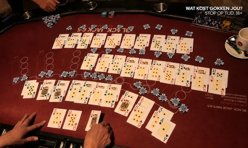 Speler splitst 25 keer tienen bij blackjack in Valkenburg