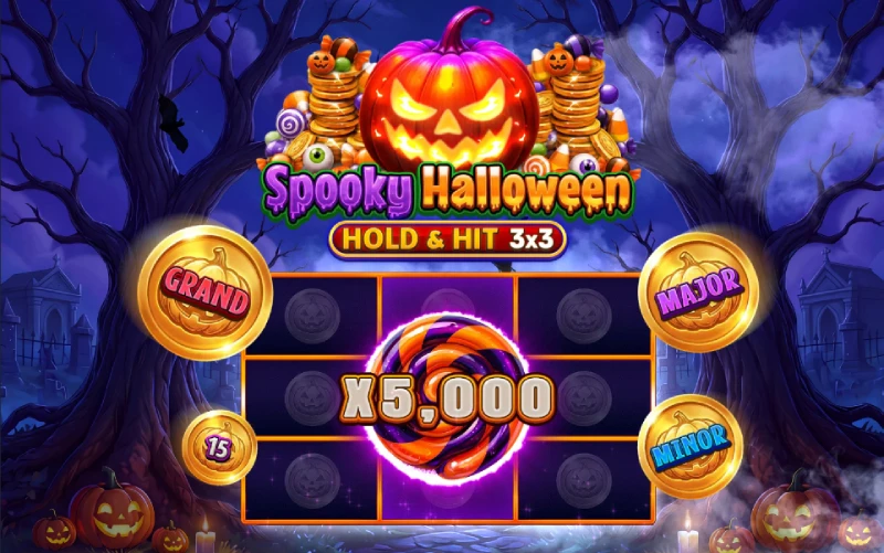 Spooky Halloween – Hold & Hit 3×3 – Spinomenal